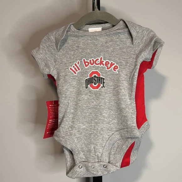 Ohio State Buckeyes College Football Onesie Set 3-6 Months New NWT - Picture 4 of 5